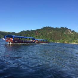 CZORSZTYNIANKA cruceros en góndola por el lago Czorsztyńskie alojamiento JĘDRUŚ Polonia Pieniny